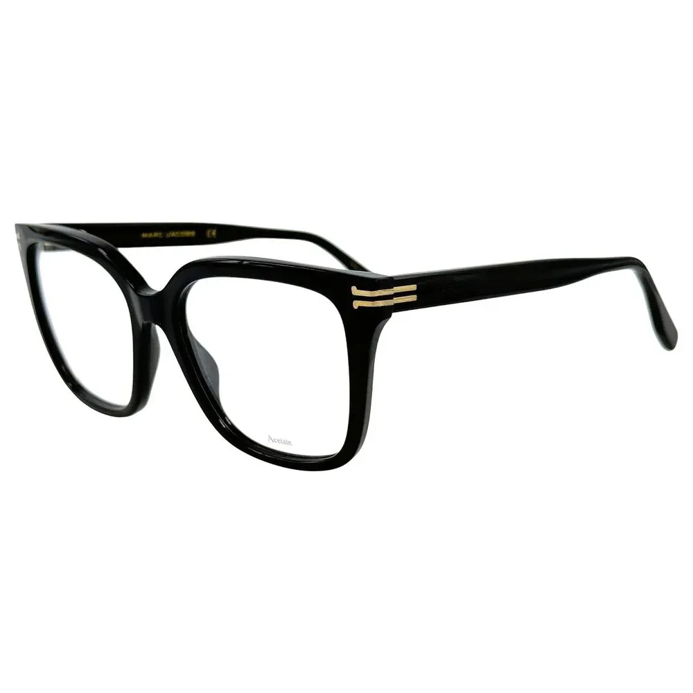 Marc Jacobs MJ 1038 Womens Plastic Eyeglass Frame 807 Black 52-17 Spring Hinges